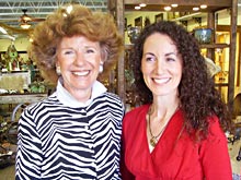 Hilda and Gina Bowman of Gina's Antiques, Art, Gifts.