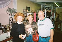 Happy readers and Hilda.