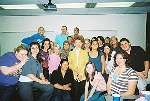 Dr. Ruch and her awesomely creative students from UTD!