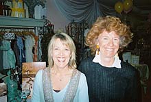 Epiphany owner Sherry Andrus and Hilda.