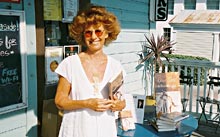 Hilda's book signing at Sundog Books in Seaside, Fla.