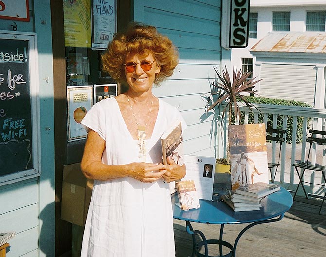 Hilda's book signing at Sundog Books in Seaside, Fla.