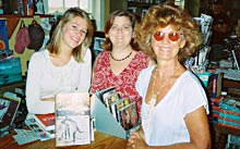 Super Sundog booksellers and Hilda.